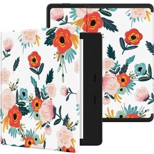 Floral Print Kindle Oasis Case (9th/10th Gen)